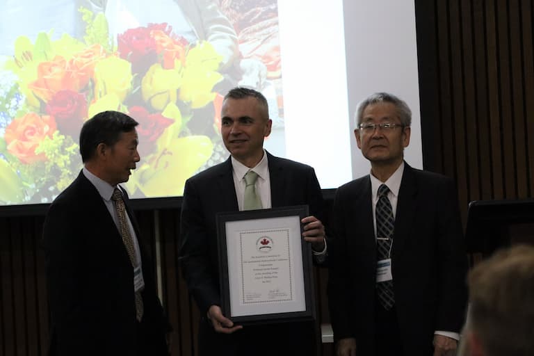 recipient Glyn O. Phillips Prize